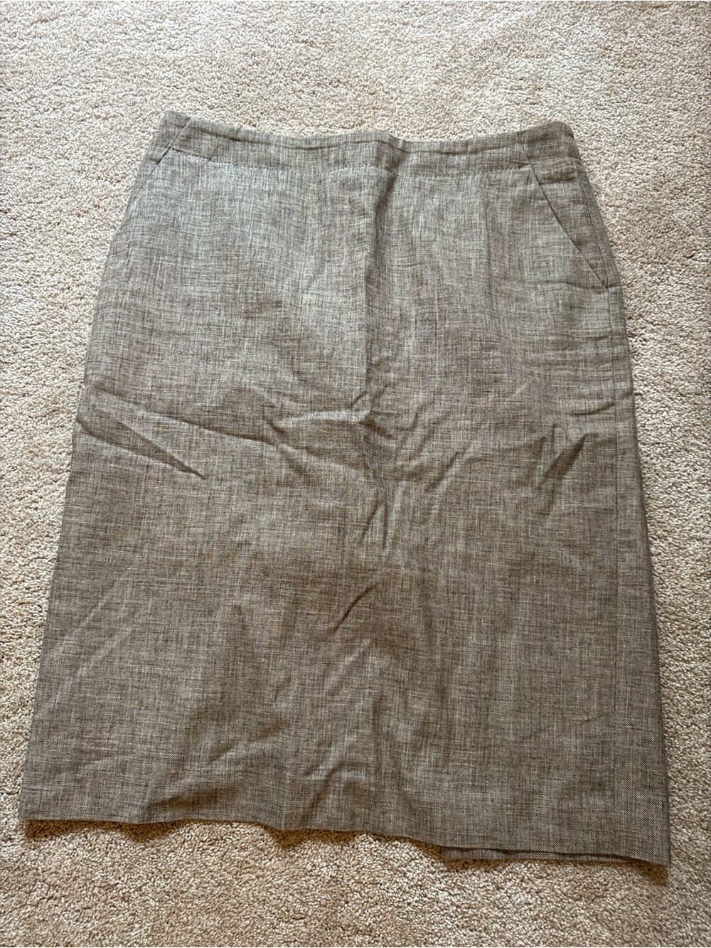 Banana Republic Heather Brown Pencil Skirt